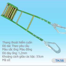Cung cấp Thang Dây Thoát Hiểm TH56-sản xuất thang dây